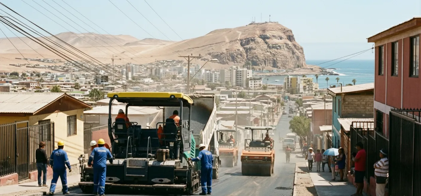 Pavimentación en Santiago