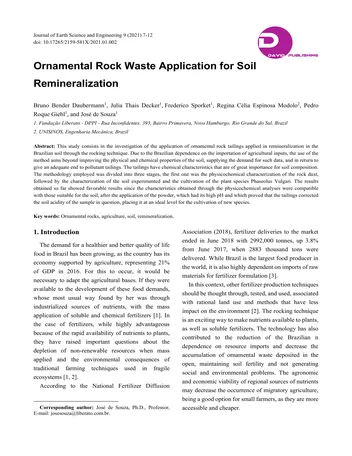 Más sobre Aplicación de Residuos de Rocas Ornamentales para la Remineralización del Suelo